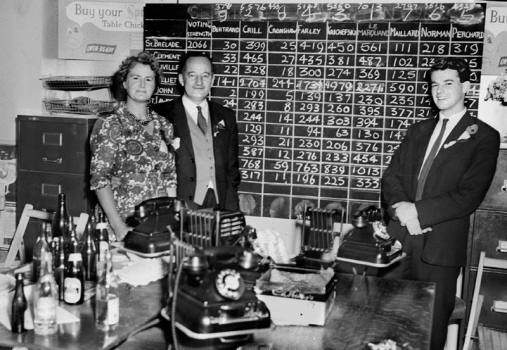 Campaign headquarters for the 1960 Senatorial election