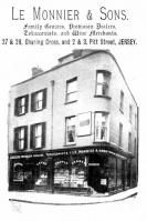 Le Monnier grocer, tobacconist, wines and spirits, Charing Cross