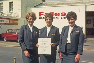 Falle's staff in 1967