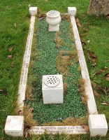 The grave of Great War casualty Alfred Taylor at Almorah Cemetery, St Helier