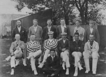An early island cricket team