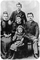 Thomas Walter Sherry (1849-1014) and Eliza, nee Taylor, Fred, Daisy and Ethel, 1893