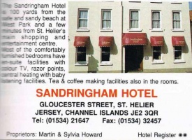 Sandringham Hotel advert