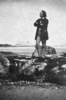 Victor Hugo photographed by Charles in Jersey