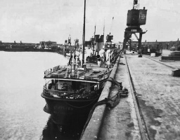 Berthed on the Albert Pier, a picture taken by a passenger
