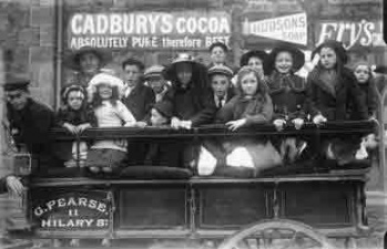 An outing for a group of children