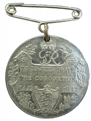 1937 Jersey coronation medal