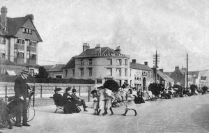 The Esplanade in front of the Bristol and Grand Hotels