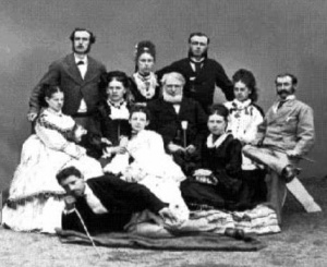 A group portrait in the photographer's yard