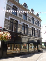 ... what is now Goldsmiths, continuing the tradition in St Helier's jewellery quarter, this property occupied for so long by Assinder's. It was not always a jewellers; before the 1870s it had been home to tobacconists, grocers and drapers and tailors