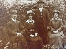 William Henry Heywood, Alice de Gruchy, nee Heywood, John de Gruchy and Hilda Heywood