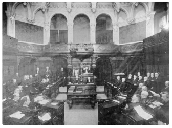 William Venables Vernon presides over the States in 1900