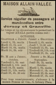 Jersey to Granville, 1920
