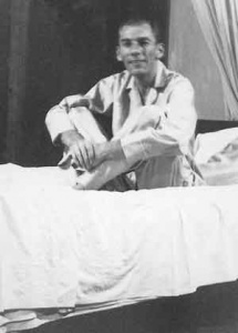 Roy Bisson during a bout of maleria