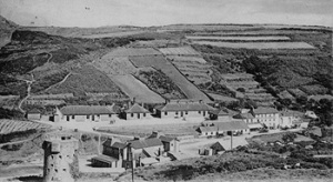 A 1924 photograph of Greve de Lecq Barracks