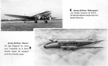 French publicity for Jersey Airlines