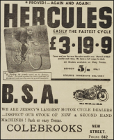 1939 advert in the Chronique de Jersey