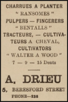 1939 advert in the Chronique de Jersey