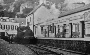 Gorey Harbour Station in 1890