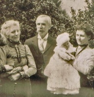 Emily Le Sueur, her husband, daughter and granddaughter