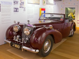 Bergerac's car in a Jersey Museum exhibition in 2018