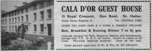 Cala d'Or Guest House 1964 advert