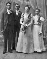 The wedding of Thomas William Adams and Elizabeth Reddell