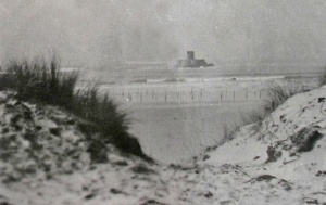 Anti-landing craft posts in St Ouen's Bay