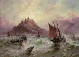 Shipping off St Michael's Mount