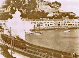 Full steam: Train leaving Gorey