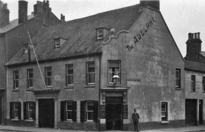 Adelphi Hotel on the corner of the Parade and Gloucester Street - just a public house in recent times