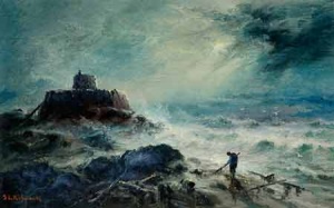 Salvaging the Wreck (In the Guernsey Museum)