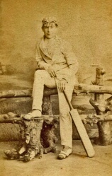 Harry Clarke, a member of the Victoria College cricket first XI in the late 19th century