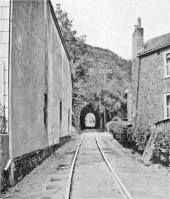 Tunnel on the line past St Aubin