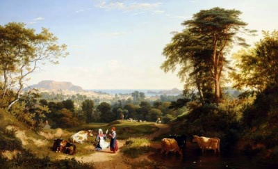 An 1833 painting by P H Rogers