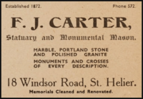 1935 advert in the Jersey Leader