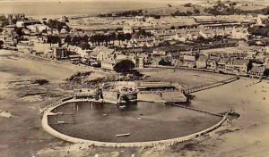 An aerial view in the 1930s