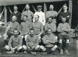 Police football XI in 1914