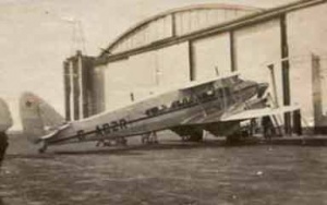 A Jersey Airways DH86, probably at Hendon
