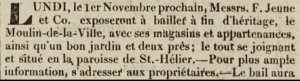 ... which they offered for sale in this advert in the Chronique de Jersey in 1824