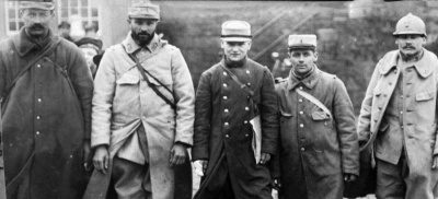 French soldiers on leave