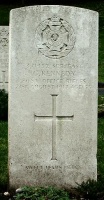 The grave of Great War casualty George Antony Kennedy at Aldershot Military Cemetery