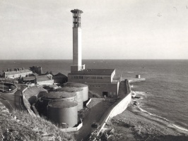 La Collette power station construction 1966