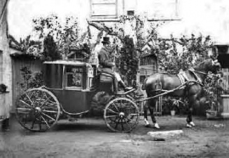 This carriage was for hire from Mr de l'Isle