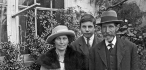 John Herbert with his grandparents