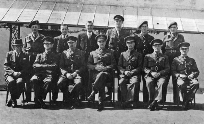 Arthur Grasett and his staff