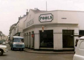 Pool's auction house was followed by a garage