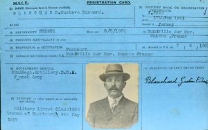 ... and Gustave Edouard Blanchard's card