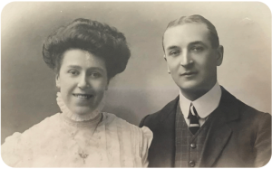 ... with his wife, Hilda Mary, nee Smith