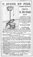 1887 advert from L'Almanach de la Gazette de Jersey
